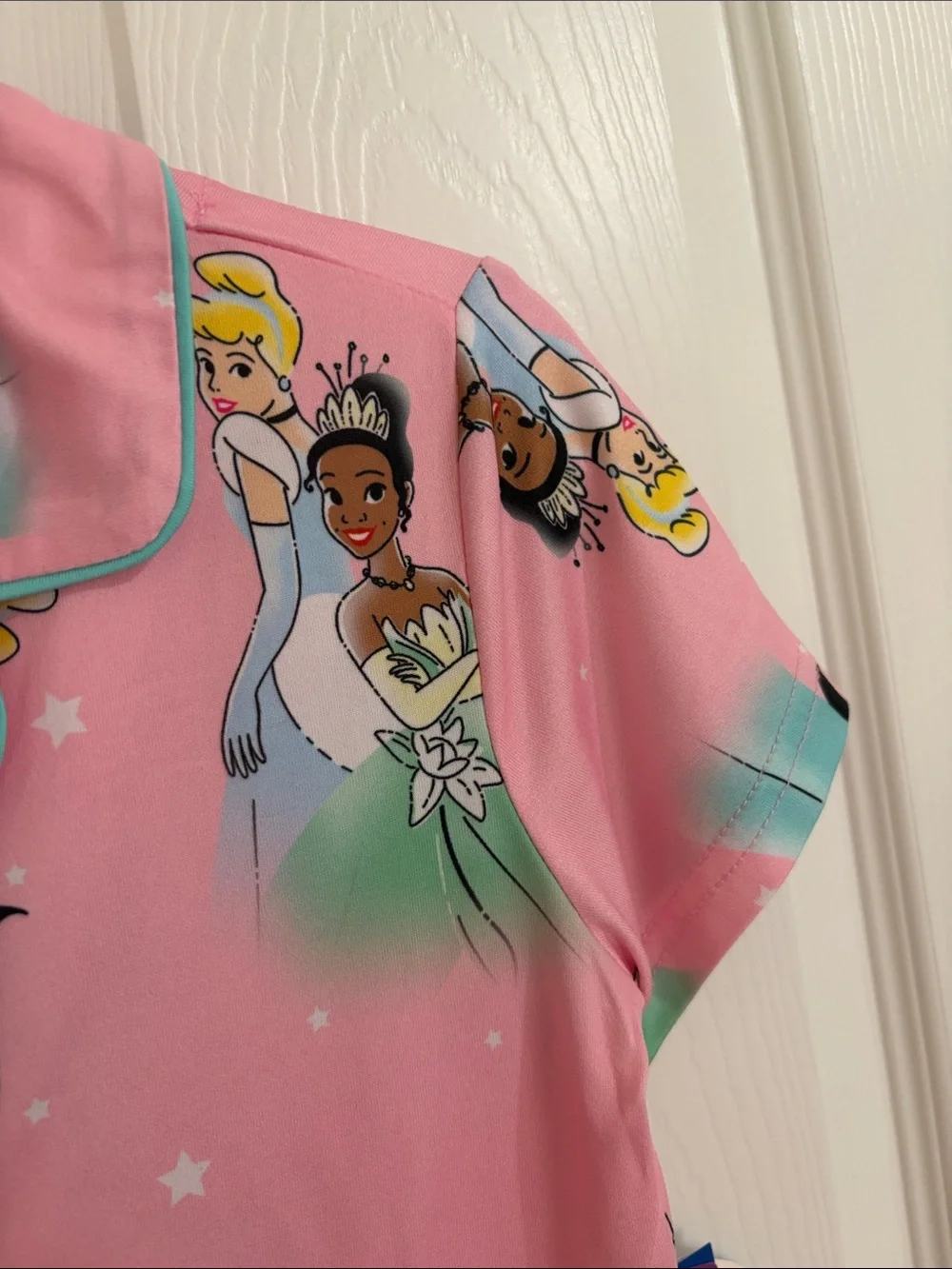 Disney princess Pink Girls Pajama Set